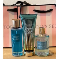 Victoria's Secret_ Aqua Kiss Combo Set 3in1 + Free Paper Bag