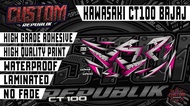 Kawasaki CT100 BAJAJ Stock Decals Set