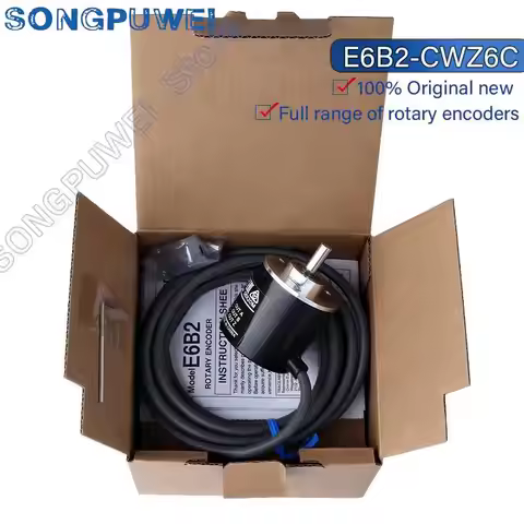 E6B2CWZ6C Encoder 20 30 40 60 100 200 360 400 500 600 1000 1024 1800 2000 2500P/R 5-24v E6B2-CWZ6C R