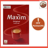 Maxim Original Coffee Mix 100 sticks per Box - Korean Instant Coffee
