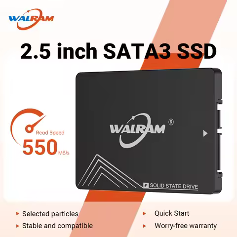 WALRAM SATA3 SSD 512GB Laptop 2.5 HDD 1TB 2TB Solid State Drive 500GB 120GB 128GB 240GB 256GB 480GB 