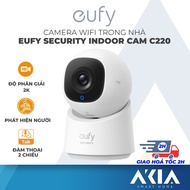 Eufy Security Indoor Cam C220/ C210 Camera rotates 360 degrees, motion tracking, 2-way conversation