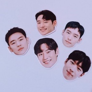 Sticker Set Lee Je Hoon Sticker Kdrama Actor Head Sticker