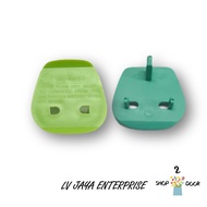 Plastic Safety Plug Key With Hole Soket 2 Pin [ 2 Pcs ]