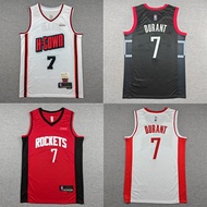 Houston Rockets No. 7 Kevin Durant jersey, summer breathable men's basketball shirt