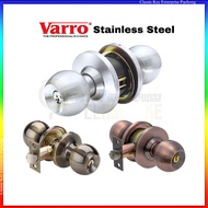 VARRO Door Knob Lock Cylindrical Entrance Stainless Steel (Model VR6871)