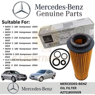 (A2711800509) OIL FILTER MERCEDES BENZ W204, S204, C180, C200, C250 CGI (E38H D106) (OX183/5)