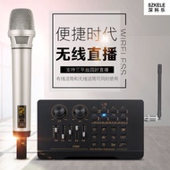 Shenkele V800 Wireless Microphone Bluetooth Connection Sound Card Set for Mobile Phones and Computersnsy1