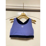 S/SPORT Brand Z.L Sports Bra Purple Cross-Back Strap Chest 30 And-34