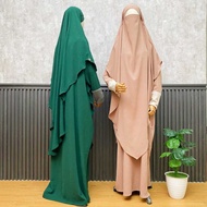 DAMIRA SET GAMIS UMROH, SET SYARI, ABAYA SYARI, BASIC ABAYA, SYARI SET