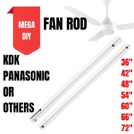 Universal Ceiling Fan Rod 36" 42" 48" 54" 60" 66" 72" Universal Fan Rod / Fan Pipe Rod Kipas Siling 