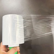 【VVL】-Industrial Clear Stretch Wrap Film 5.1inch 1000ft for Pallet Wrap with Plastic Handle Self Adh
