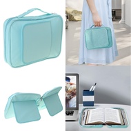 SA Book Storage Organizer Bible Book Cover Bible Case with Handle and Book Stand Bible Bag Document 