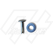 paku belah tali helm/kancing tali helm/baud tali helm
