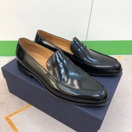 1: 1Dior Dior 2025 Counter New Style DI Men's Shoes Genuine Leather Breathable Business Formal Leath