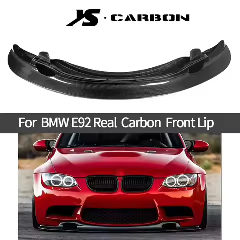 Real Carbon Front Bumper Lip Body Kit For BMW E92 Carbon Fiber Front Lip
