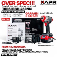 APR AP127+ 450NM BATTERY IMPACT WRENCH DRILL POWERTOOLS OFFICIAL CORDLESS IMPACT WRENCH DRILL