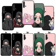 Case for Huawei Nova 2 Lite 7 SE Y6 Y7 Prime P Smart S Z COI53 Islamic Muslim Girls Hijab