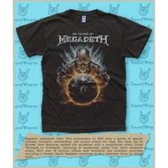 Megadeth 2018 35 Years of Megadeth Band Tshirt