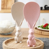 Cute Little Wheat Grass Material Non-stick Rice Spoon Rice Cooker Kitchen Utensils Rice Shovel