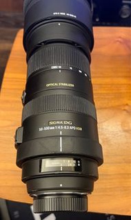 Sigma APO 50-500mm F4.5-6.3 DG OS  nikon