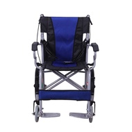 Yibaikang Wheelchair Folding Elderly Lightweight Portable Manual Hand Push Wheelchair Trolley Disabled Children Travel Travel Wheelchair