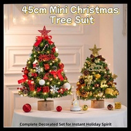 Christmas tree suit Mini Christmas Tree Desktop Christmas Tree 45CM Christmas tree