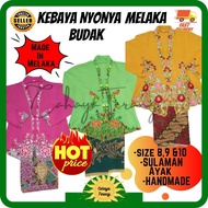 (READY STOCK)KEBAYA NYONYA BUDAK SEPASANG SIZE 8,9,10 KIDS FASHION TRADITIONAL WEAR BAJU RAYA