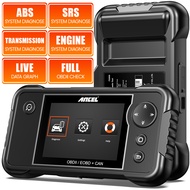 Ancel FX2000 OBD2 เครื่องยนต์เกียร์ ABS SRS ระบบสแกนเนอร์รถยนต์อ่านล้างรหัสข้อผิดพลาดการตรวจสอบเครื่