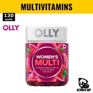 OLLY, Women's Multi, Blissful Berry , Multivitamins For Women, with Biotin & Folic Acid, 130 Gummies