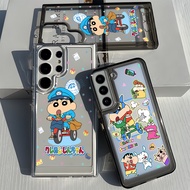 Postman Crayon Shin-chan Hard Clear Case for Samsung S26 S25 Ultra S24 Ultra S25FE A56 S24FE S23 Ult