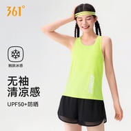 361° Sleeveless Vest Women New Style Yoga Marathon Running Sleeveless Sports Top Dopamine Vest