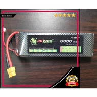 Original Lipo Battery Battery 2S 7.4V 6000mah 35C RC Car Boat Drone Quad - XT-60