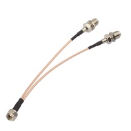 Superbat F-Type Splitter Cable F Male to F Dual Female Coax Splitter Cable V-Type F Type TV Splitter