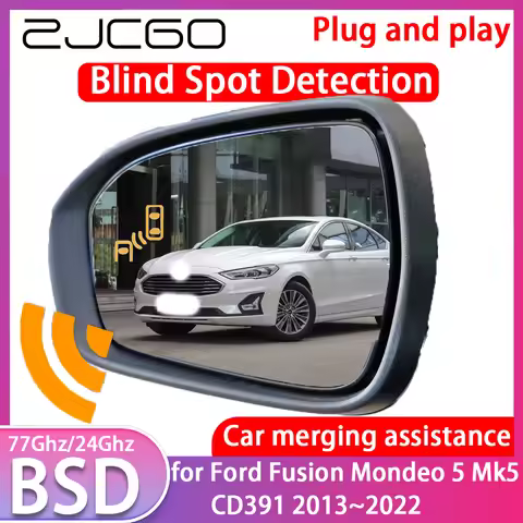 ZJCGO for Ford Fusion Mondeo 5 Mk5 CD391 Blind Spot Detection Car BSD BSA BSM System Driving Warning