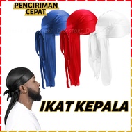 Headband Durag Head Coversatin Durag Bandana Hip Hop Long Tail Pirate Hat Headband Hat Wave Hair