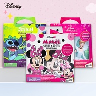 SKOODLE Disney Color Series Stickers Jewel Velvet Stickers Minnie Movie Anime Decal Guitar Laptop Cu