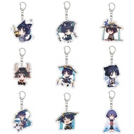 Genshin Impact Wanderer Wanderer Wanderer Wanderer Scaramouche Mica Acrylic Chibi keychain cute prin