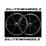 Elitewheels Drive Six S Disc Brake 35.8mm Carbon Wheelset (Shimano Freehub/XDR Freehub) For Bicycle &amp; Cycling