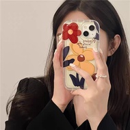 Flower Soft Shockproof Transparent Cellphone Case Accessories For iPhone 14 Plus 11 12 13 14 Pro Max 6 6S 7 8 Plus SE 2022 XR X XS MAX Luxury Clear air Bag Back Cover