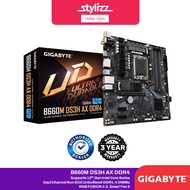 GIGABYTE SOCKET LGA 1700 B660M DS3H AX DDR4 MOTHERBOARD - Supports 12th Gen Intel® Core Series, WIFI