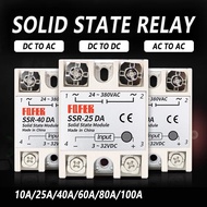 Relay 3-32V State Solid DC TO 24-380V AC SSR 10DA 25DA 40DA SSR-10DA SSR-25DA/40DA 10A 25A 40A pxb8 