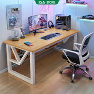 Bàn gaming bàn làm việc có kệ để đồ khung thép mặt gỗ mdf phủ melamin - Gm68