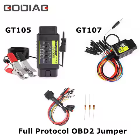 GODIAG GT105 II Plus GT107 DSG Gearbox Data Read/Write Adapter Full Protocol OBD2 Jumper DQ250 DQ200