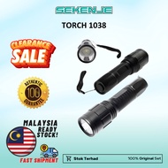 Gominimo Flashlight Torch 1038, Water Proof, 3 Light Mode, 100 - 600m Long Shot