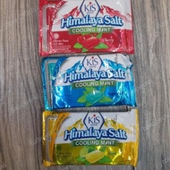 Kis Mint kiss Himalaya Salt cooling mint blister pack rasa CHERRY / LEMON / MINT
