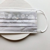 【無藏】銀色雪花/成人醫療口罩/5入裝/10入盒/50入盒裝/雙鋼印