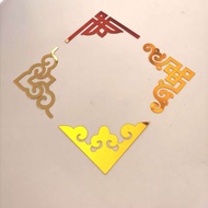 3D Acrylic Wall Sticker Background Wall Decoration Diagonal Side Sticker Self-Adhesive Sticker Ceili