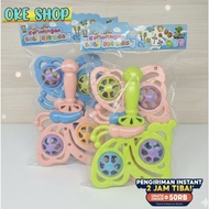 Butterfly Baby Rattles Set / Baby Rattles Educational Sensory Sound Toys - Ocean Toy