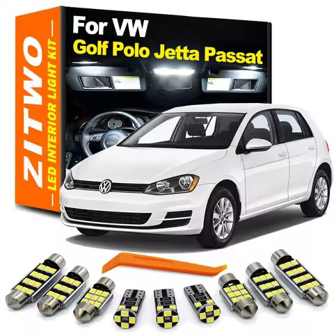 ZITWO Canbus LED Bulb Interior Dome Map Light Kit For VW Volkswagen Golf Jetta 3 4 5 6 7 Passat B5 B